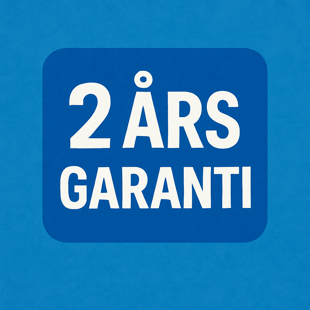 2 års garanti